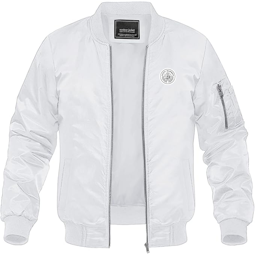 Men's Happy Mammoth Logo Lightweight Bomber Jacket