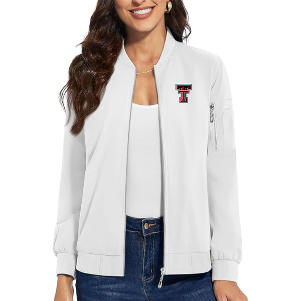 Women's Texas Tech Red Raiders  Premium Bomber Jacket Outerwear
