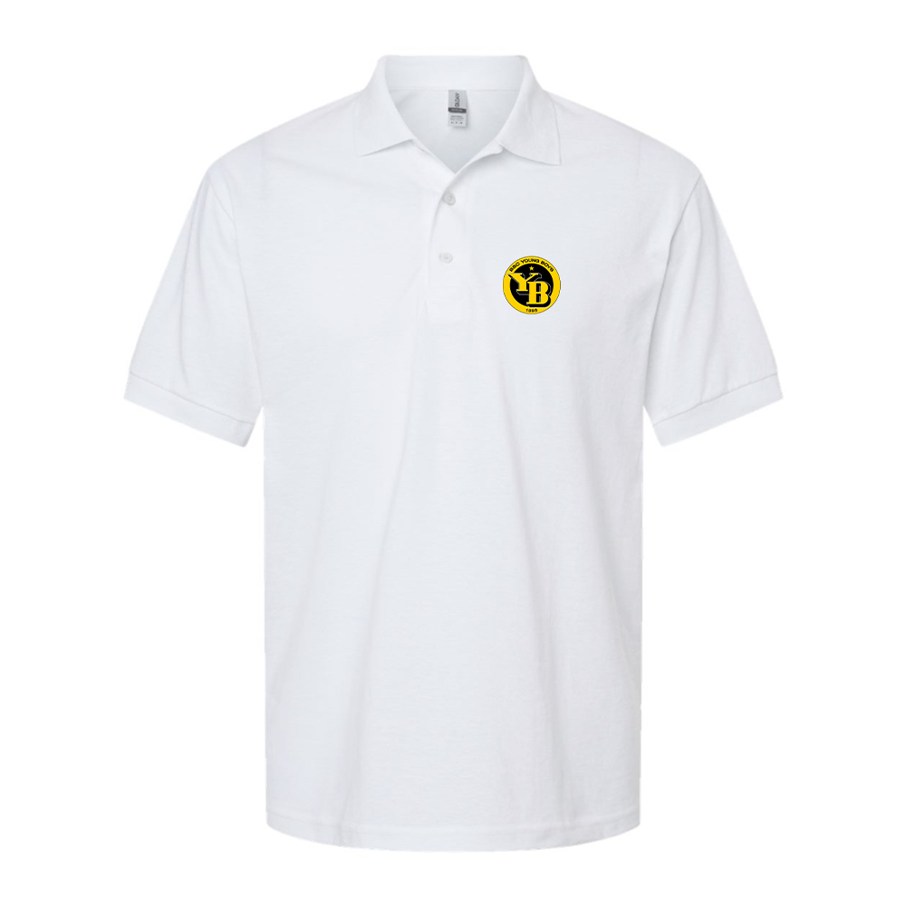 Men's Young Boys Soccer Dry Blend Polo - White