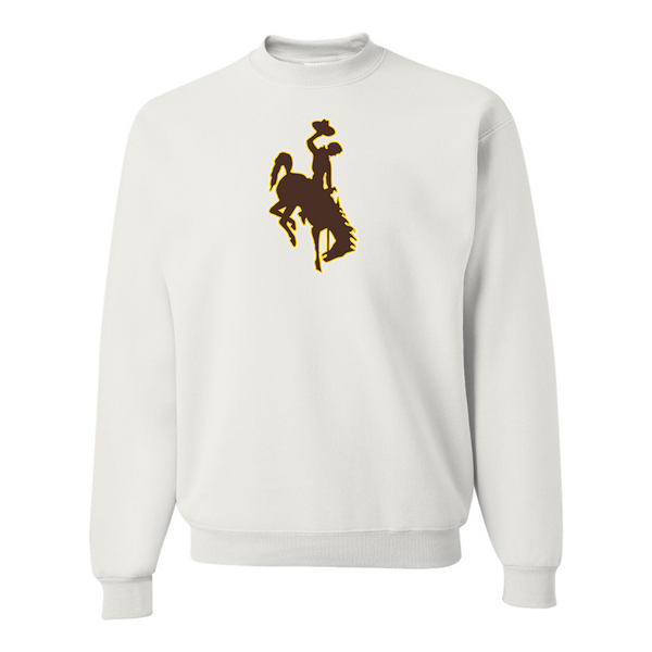Men's  Wyoming CowboysJERZEES NuBlend Crewneck Sweatshirt