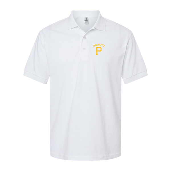 Men's Bristol Pirates  Logo Dry Blend Polo