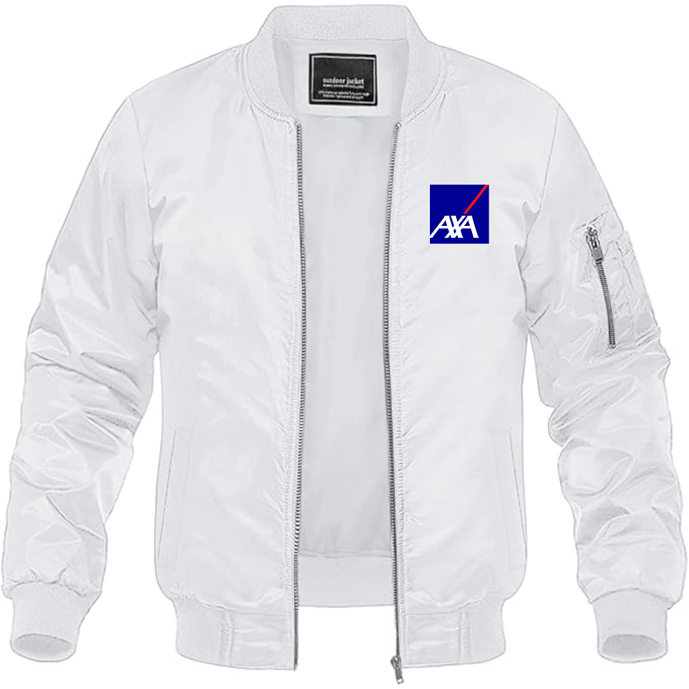 Men's Axa Logo Lightweight Bomber Jacket