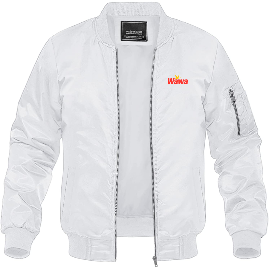Men's Wawa Gas Station Logo Lightweight Bomber Jacket