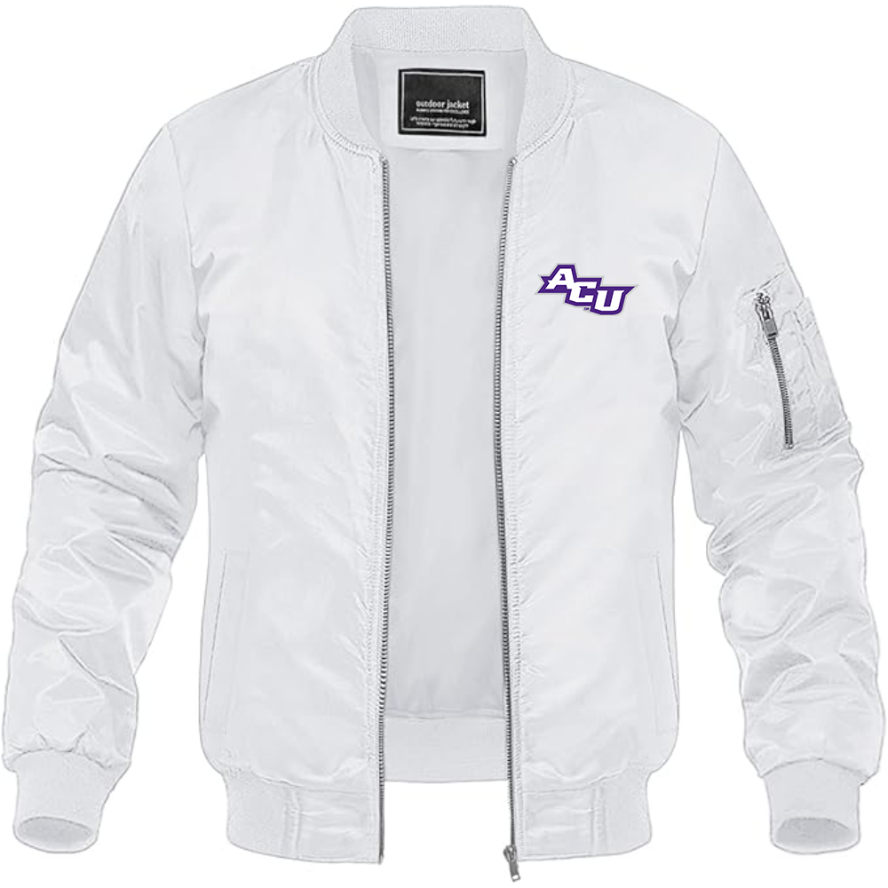 Men's Abilene Christian Wildcats Lightweight Bomber Jacket