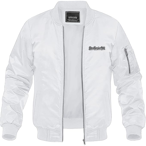 Men's Blue Öyster Cult Lightweight Bomber Jacket Windbreaker Softshell Varsity Jacket Coat
