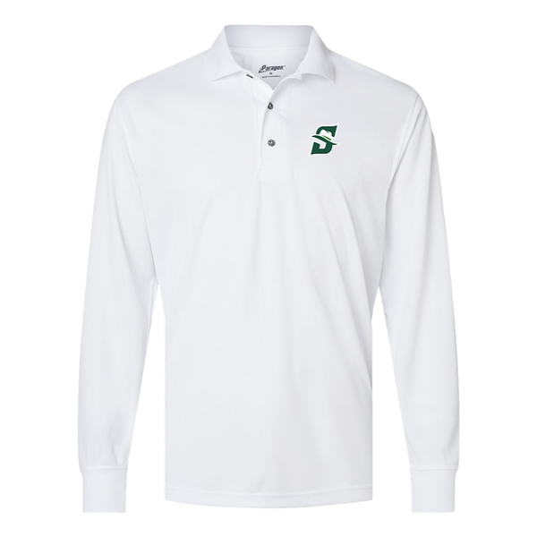 Men's Stetson Hatters Paragon Prescott Long Sleeve Polo