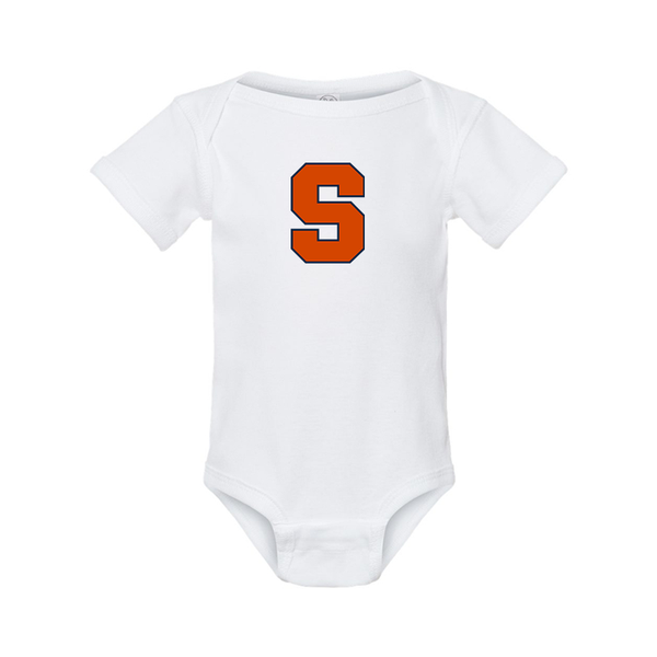 Syracuse Orange  Rabbit Skins Infant Baby Rib Bodysuit