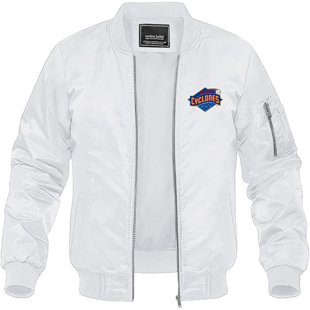 Men's Brooklyn Cyclones Logo Lightweight Bomber Jacket