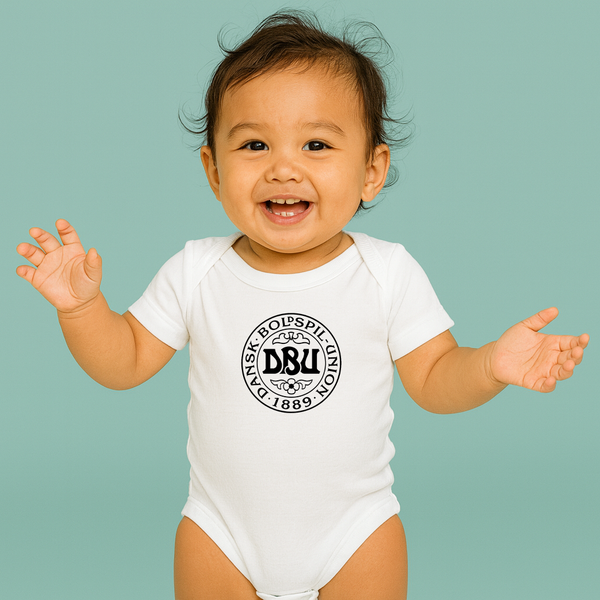Baby Denmark Soccer Romper Onesie
