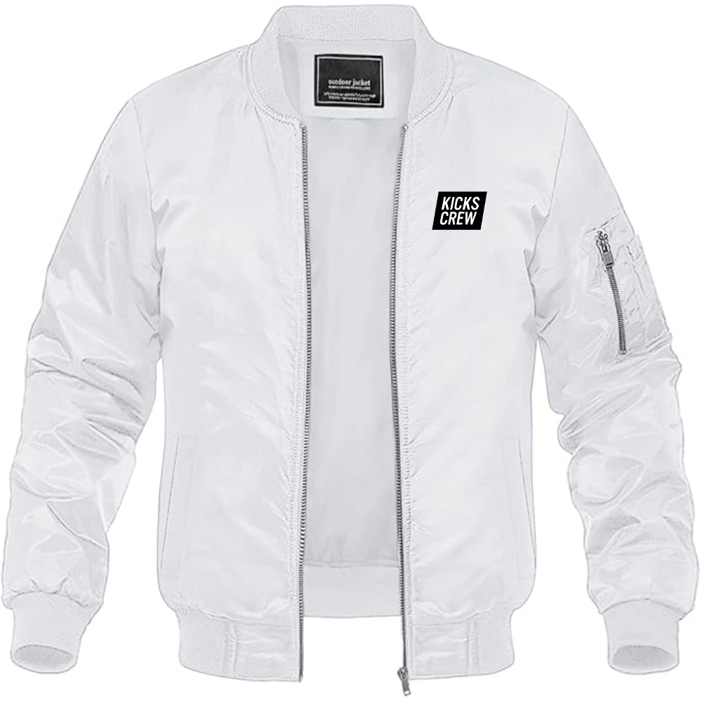 Men's Kickscrew Logo Lightweight Bomber Jacket