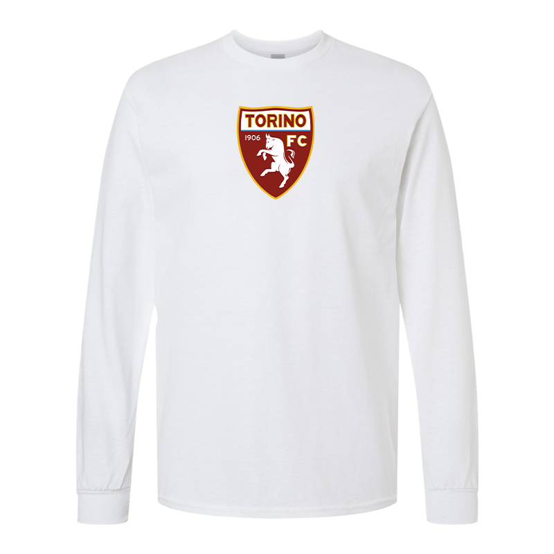 Men's Torino Soccer Gildan Heavy Cotton Long Sleeve T-Shirt