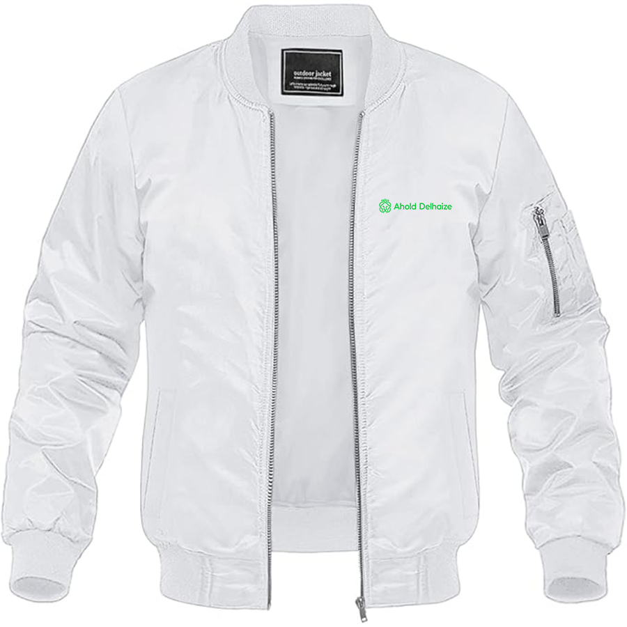 Men's Ahold Delhaize Vertical Logo Lightweight Bomber Jacket