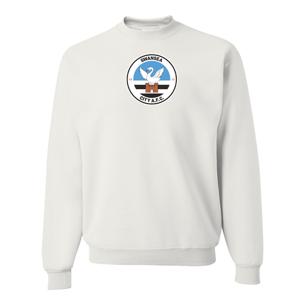 Men's Swansea City Soccer  JERZEES NuBlend Crewneck Sweatshirt