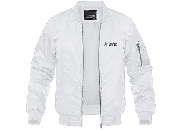 Men's Ann Summers Lightweight Bomber Jacket Windbreaker Softshell Varsity Jacket Coat