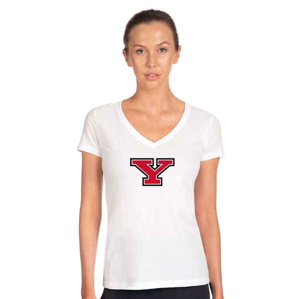 Women's Youngstown State Penguins Next Level V-Neck T-Shirt