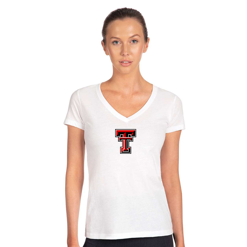 Women's Texas Tech Red Raiders  V-Neck T-Shirt