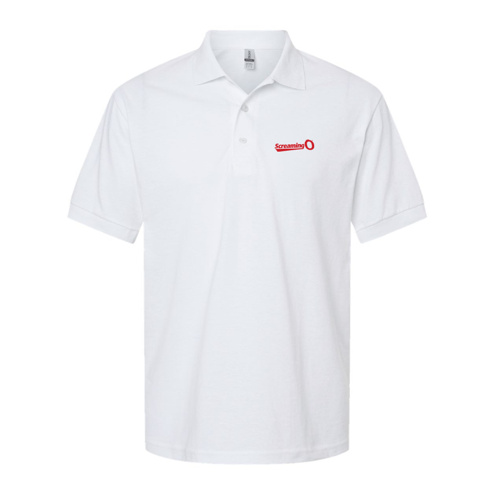 Men's ScreamingO Logo Dry Blend Polo - White
