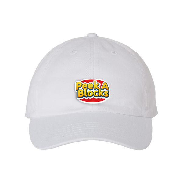 Peek A Blocks  Valucap Adult Bio-Washed Classic Dad Hat