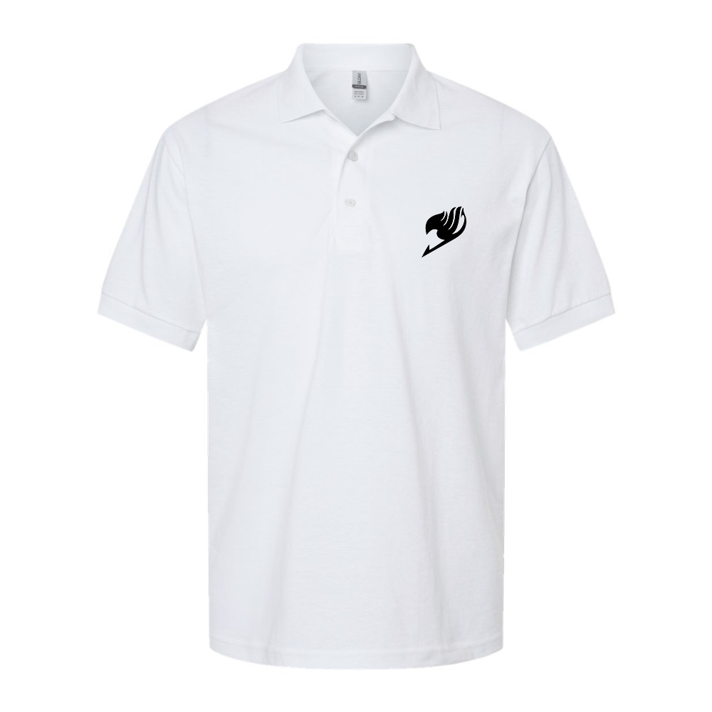 Men's Fairy Tail Wildcats Dry Blend Jersey Polo - White
