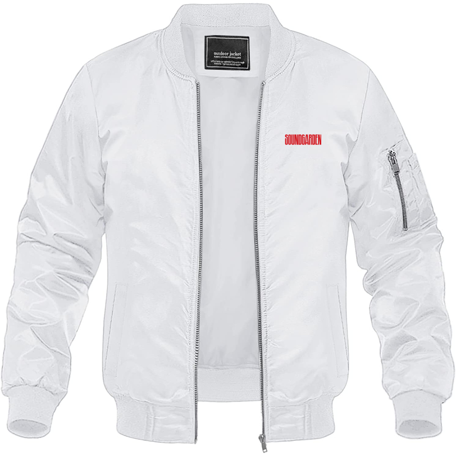 Men's Soundgarden Logo Lightweight Bomber Jacket