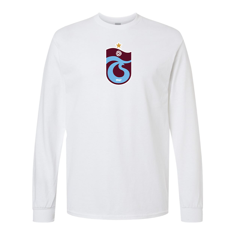 Men's Trabzonspor Soccer Gildan Heavy Cotton Long Sleeve T-Shirt