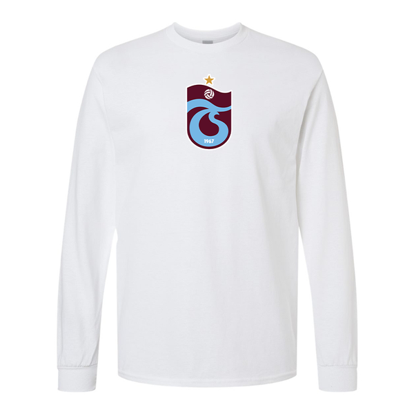 Men's Trabzonspor Soccer Gildan Heavy Cotton Long Sleeve T-Shirt