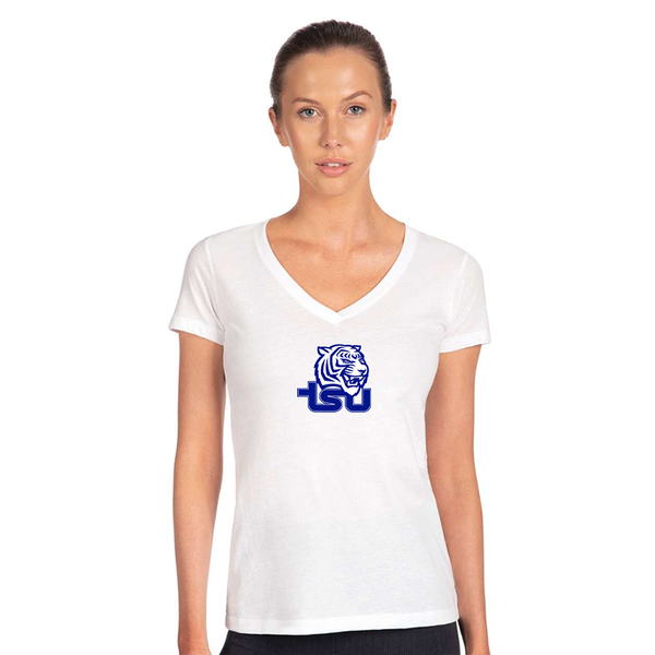 Women's Tennessee State Tigers  Next Level V-Neck T-Shirt