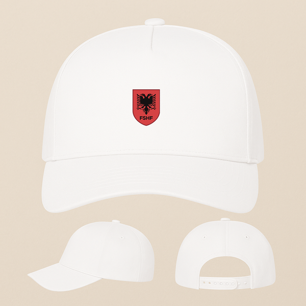 Albania National Soccer Team  Five Panel Twill Snapback Cap