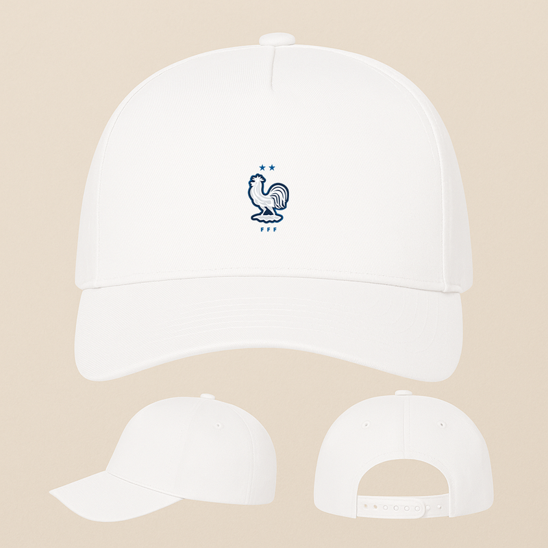 France National Soccer Team Five Panel Twill Snapback Cap
