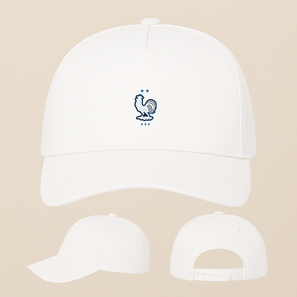 France National Soccer Team Five Panel Twill Snapback Cap