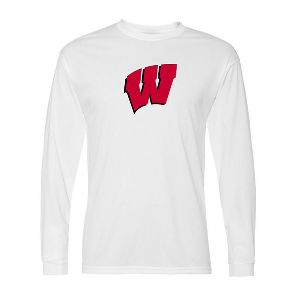Men's  Wisconsin Badgers Performance Long Sleeve T-Shirt