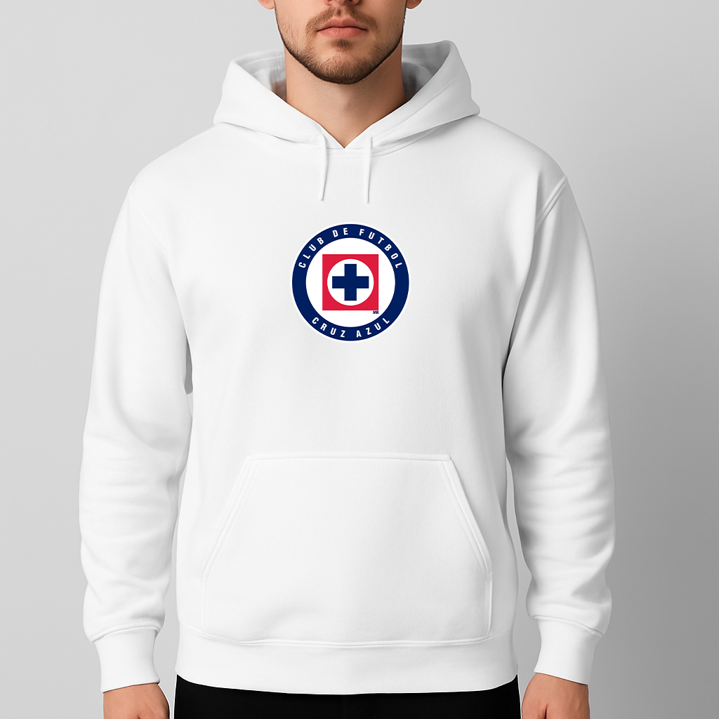 Men's Cruz Azul Football Club Pullover Hoodie