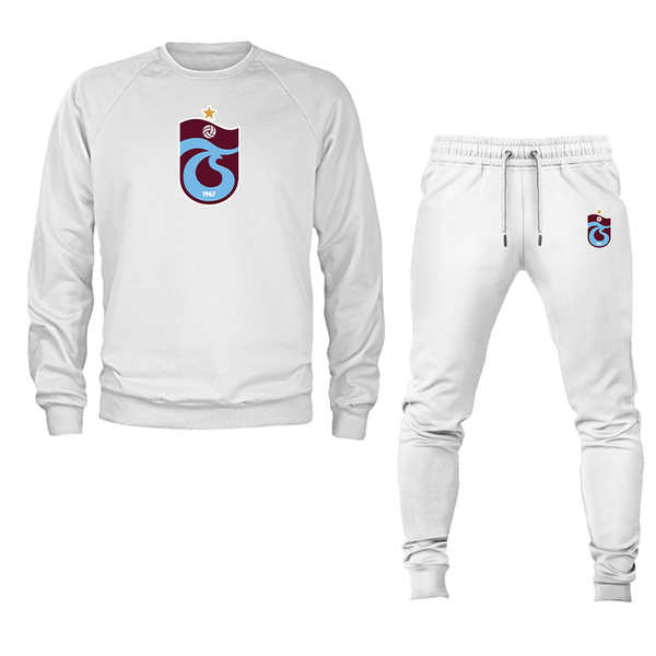 Men's Trabzonspor Soccer Crewneck Sweatshirt Joggers Suit