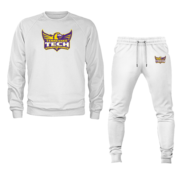 Men's Tennessee Tech Golden Eagles Crewneck Sweatshirt Joggers Suit