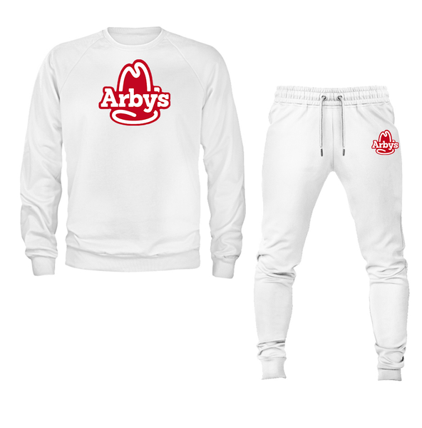 Men's Arbys Crewneck Sweatshirt Joggers Suit