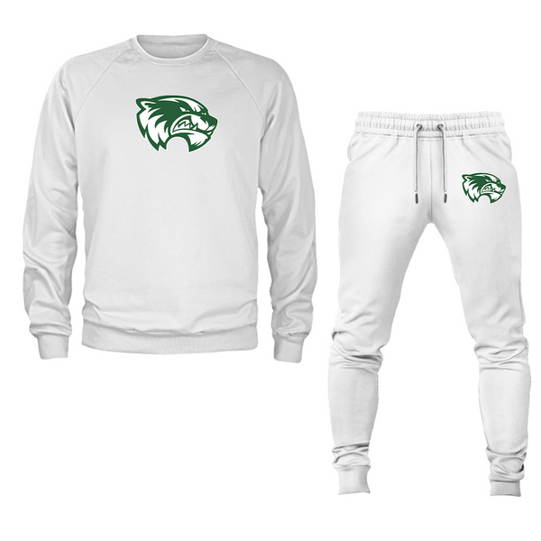Men's Utah Valley Wolverines Crewneck Sweatshirt Joggers Suit