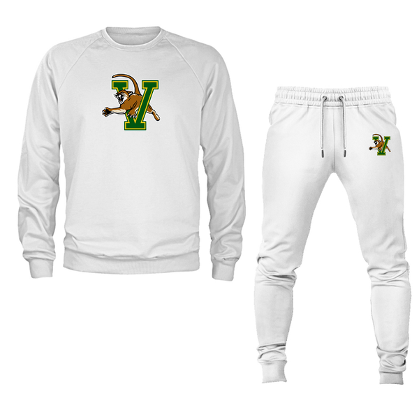 Men's  Vermont Catamounts  Crewneck Sweatshirt Joggers Suit