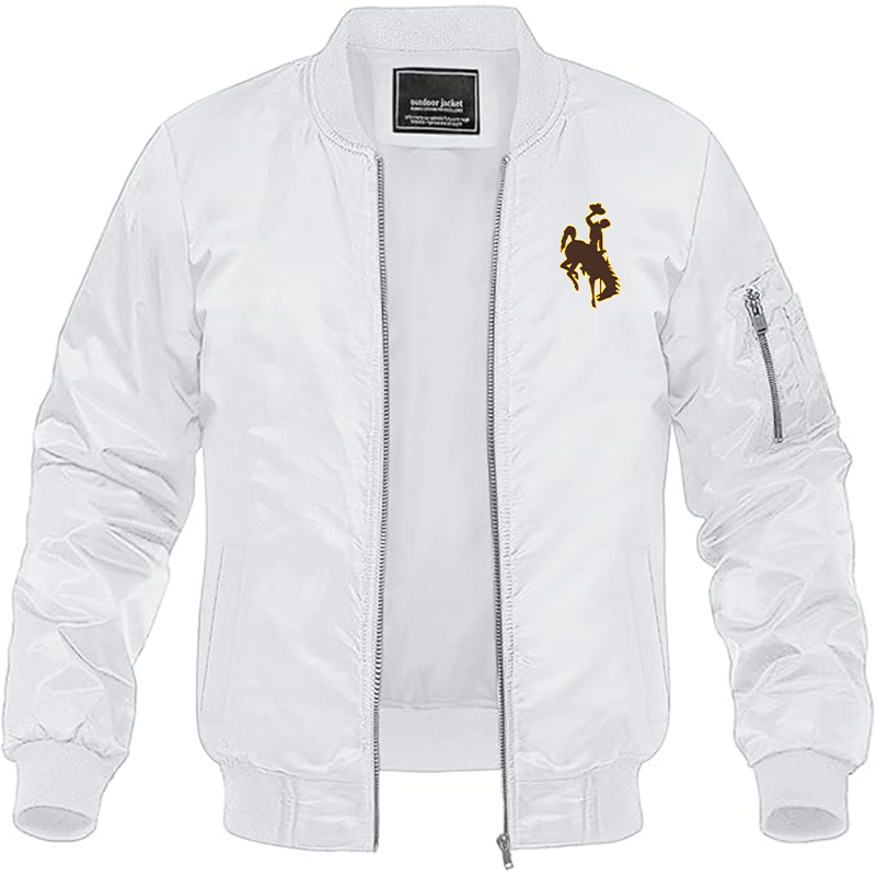 Men's Wyoming Cowboys Lightweight Bomber Jacket