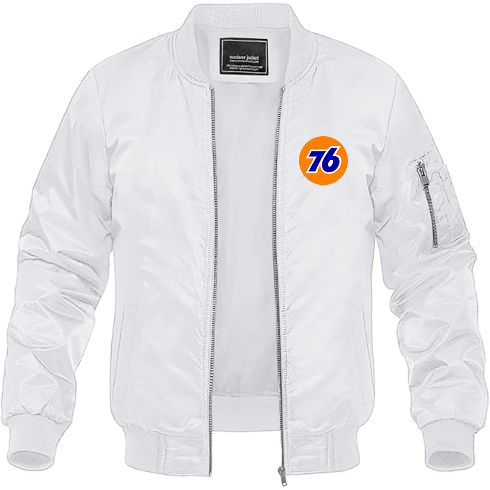 Men's 76 Gas Station Lightweight Bomber Jacket