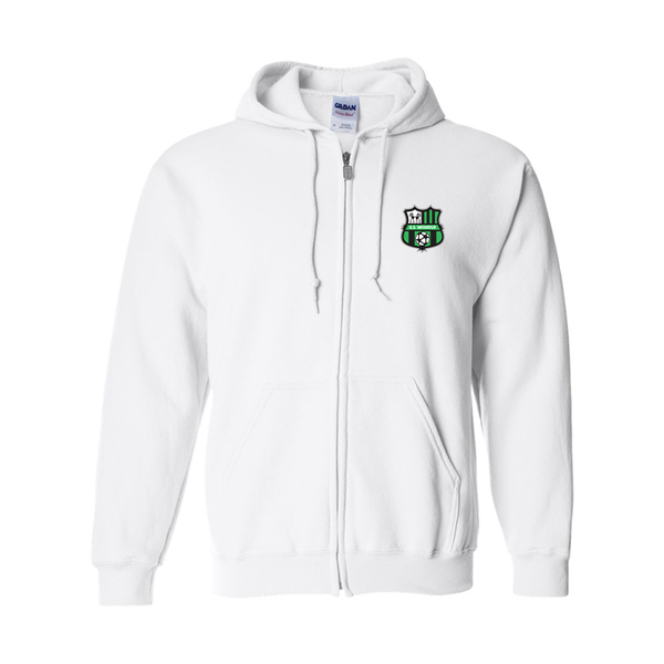 Men's U.S. Sassuolo Soccer  Gildan  Heavy Blend Full Zip Hooded Sweatshirt