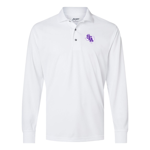 Men's   Stephen F. Austin Lumberjacks  Paragon Prescott Long Sleeve Polo