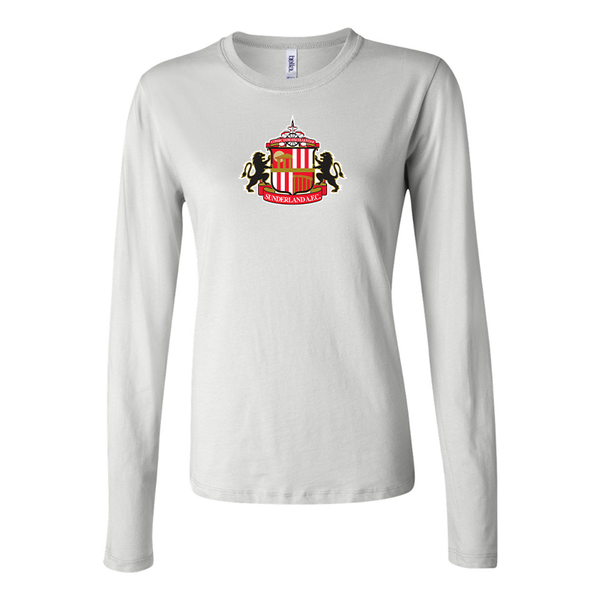 BELLA CANVAS Women’s Sunderland AFC Soccer  Jersey Long Sleeve Tee