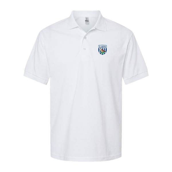 Men's West Bromwich Albion Soccer Gildan Dry Blend Jersey Polo