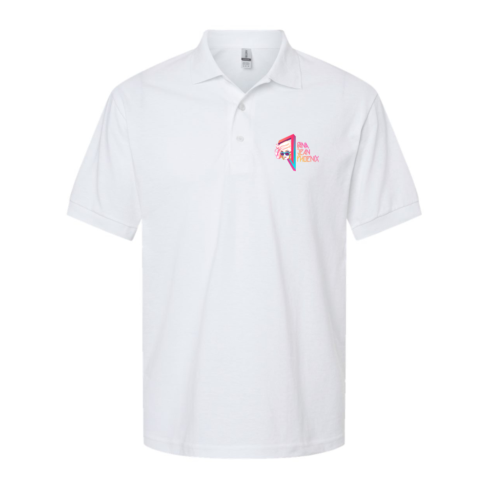 Men's Dana Jean Phoenix Dry Blend Jersey Polo - White