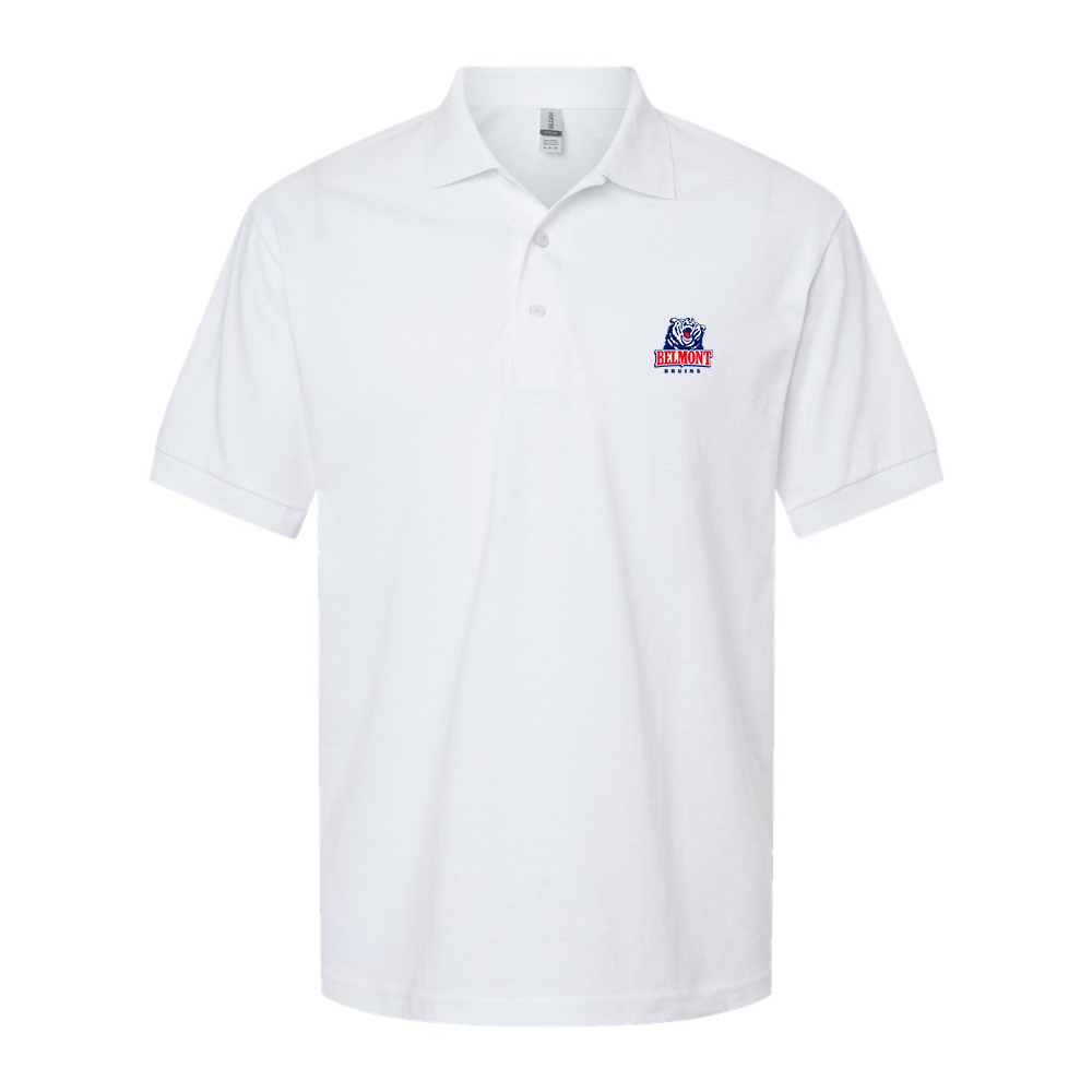 Men's Belmont Bruins Dry Blend Jersey Polo - White