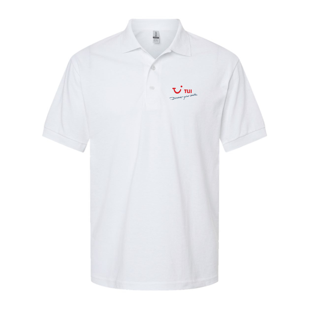 Men's tui Logo Dry Blend Polo - White