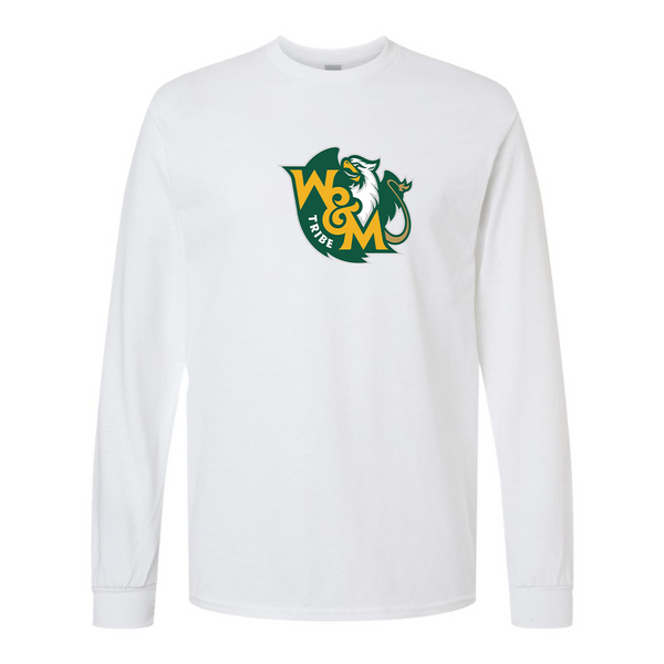 Men's  William and Mary Tribe Gildan Heavy Cotton Long Sleeve T-Shirt