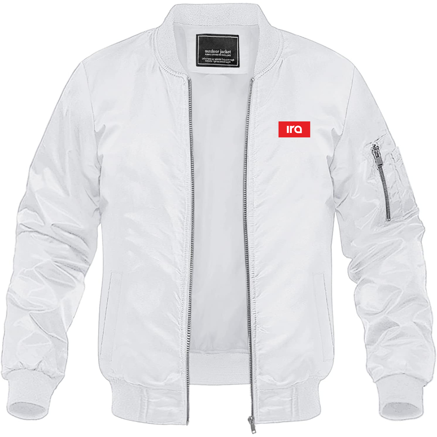 Men's IRA Logo Lightweight Bomber Jacket