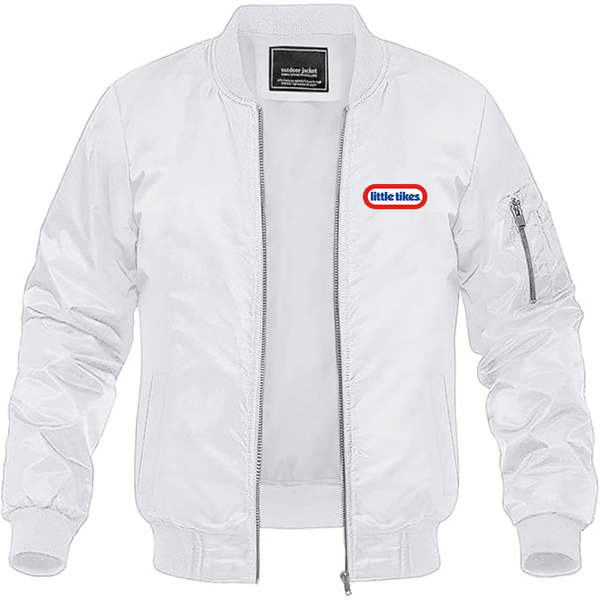 Men's Little Tikes Logo  Lightweight Bomber Jacket Windbreaker Softshell Varsity Jacket Coat