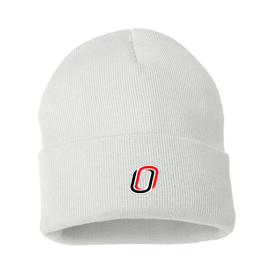Nebraska Omaha Mavericks Logo Beanie Hat